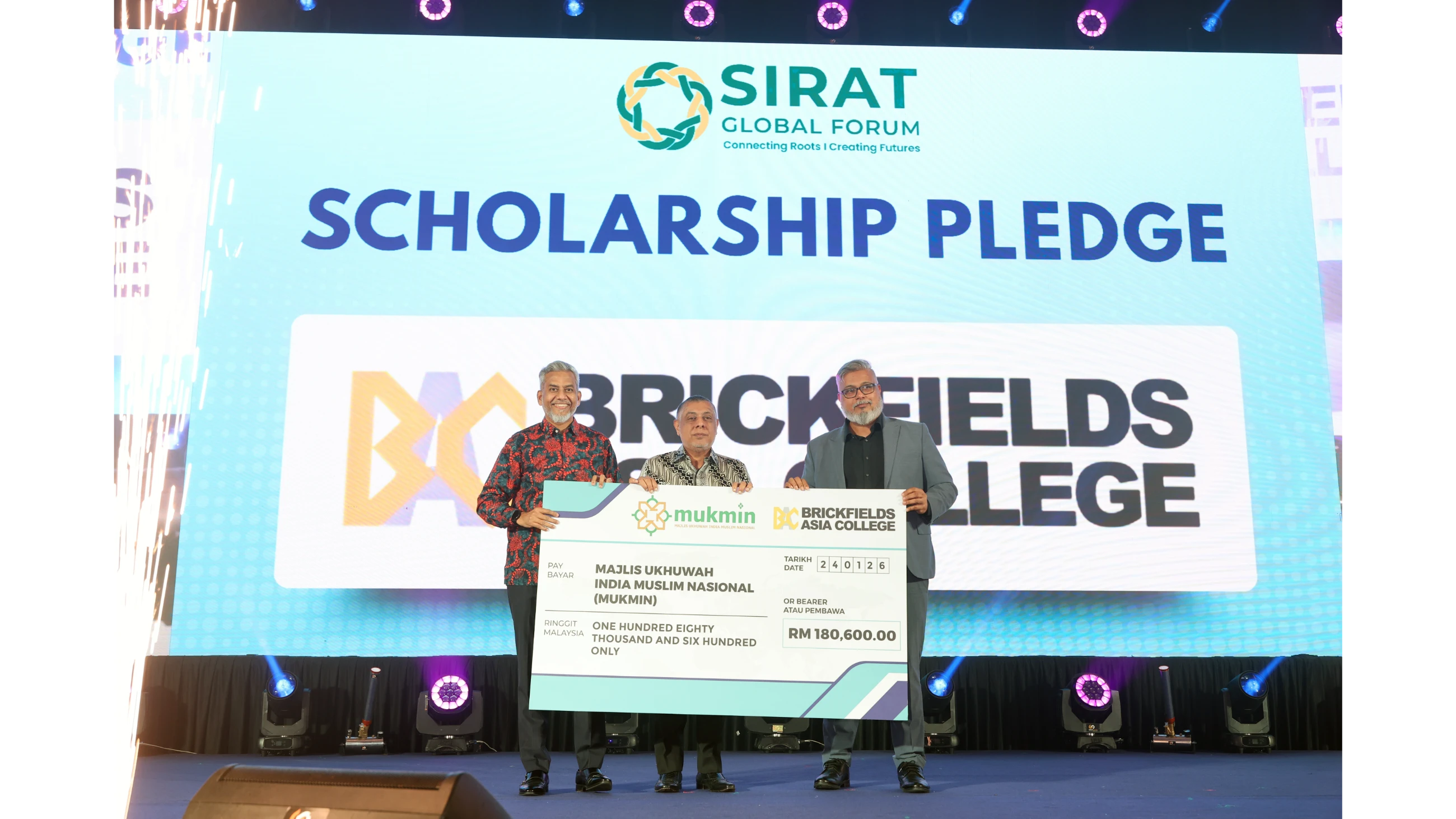 MUKMIN Future Leaders Scholarship Pledge